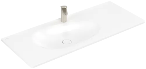 Bild von VILLEROY BOCH Antao Schrankwaschtisch, 1200 x 500 x 150 mm, Stone White CeramicPlus, mit verdecktem Überlauf #4A77LBRW