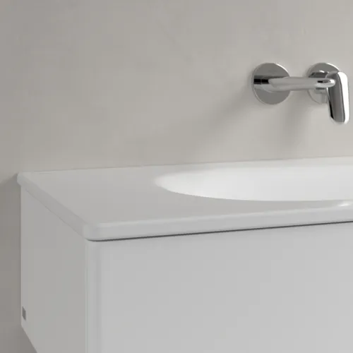 Picture of VILLEROY BOCH Antao Vanity washbasin, 1200 x 500 x 150 mm, Stone White CeramicPlus, without overflow #4A77L3RW
