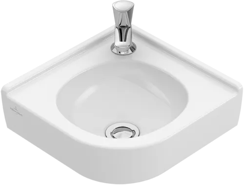 Bild von VILLEROY BOCH O.novo Eck-Handwaschbecken, 400 x 320 x 145 mm, Weiß Alpin, ohne Überlauf #73103301