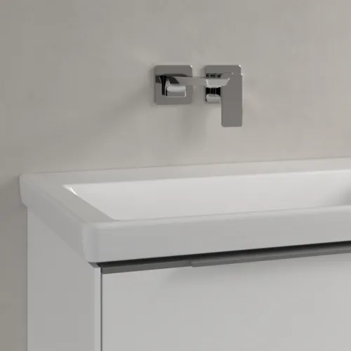 Bild von VILLEROY BOCH Subway 3.0 Schrank-Doppelwaschtisch, 1300 x 475 x 165 mm, Weiß Alpin CeramicPlus, ohne Überlauf #4A71D3R1