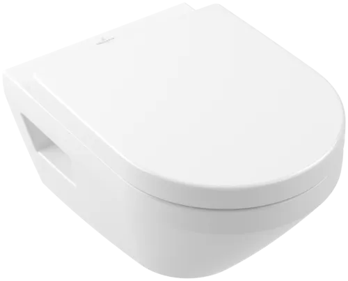 Bild von VILLEROY BOCH Architectura Tiefspül-WC spülrandlos, wandhängend, mit TwistFlush[e³], Weiß Alpin #5684C001