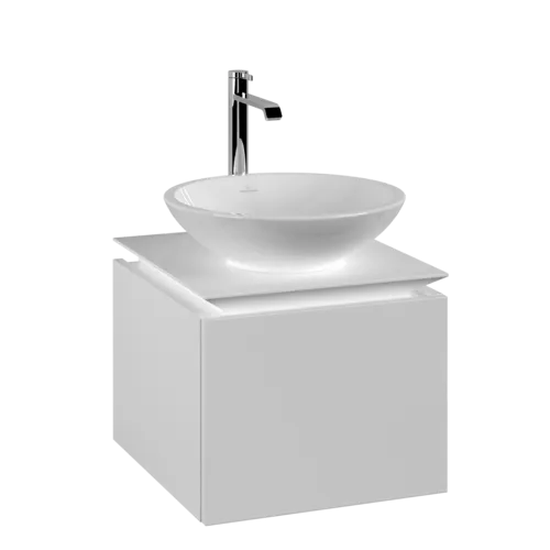 Bild von VILLEROY BOCH Legato Waschbeckenunterschrank, 1 Auszug, 450 x 380 x 500 mm, White Matt / White Matt #B56500MS
