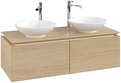 Bild von VILLEROY BOCH Legato Waschbeckenunterschrank, 2 Auszüge, 1200 x 380 x 500 mm, Nordic Oak / Nordic Oak #B58300VJ