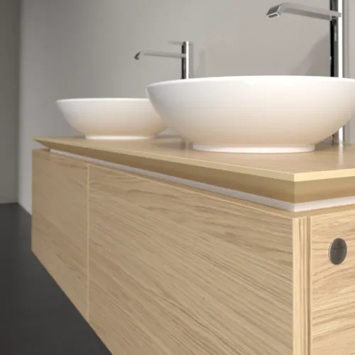 Bild von VILLEROY BOCH Legato Waschbeckenunterschrank, 2 Auszüge, 1200 x 380 x 500 mm, Nordic Oak / Nordic Oak #B58300VJ