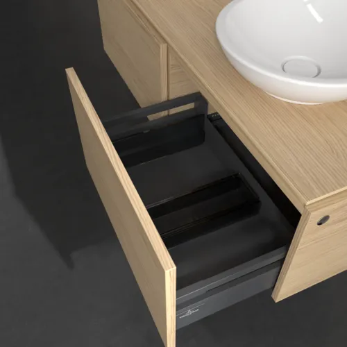 Bild von VILLEROY BOCH Legato Waschbeckenunterschrank, 2 Auszüge, 1200 x 380 x 500 mm, Nordic Oak / Nordic Oak #B58300VJ