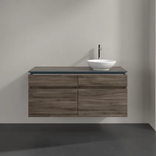 Bild von VILLEROY BOCH Legato Waschbeckenunterschrank, 4 Auszüge, 1200 x 550 x 500 mm, Stone Oak / Stone Oak #B58200RK
