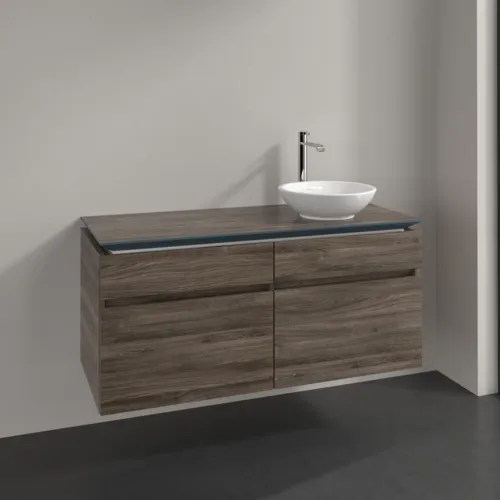 Bild von VILLEROY BOCH Legato Waschbeckenunterschrank, 4 Auszüge, 1200 x 550 x 500 mm, Stone Oak / Stone Oak #B58200RK