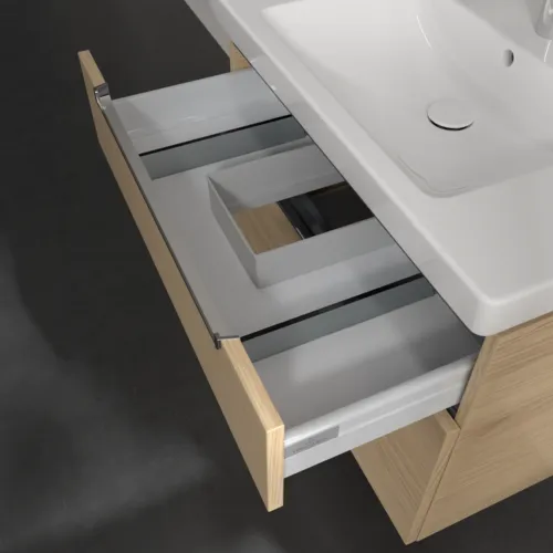 Bild von VILLEROY BOCH Subway 2.0 Waschbeckenunterschrank, 2 Auszüge, 787 x 590 x 449 mm, Nordic Oak #A91410VJ