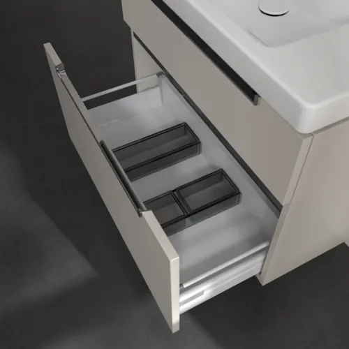 Bild von VILLEROY BOCH Subway 2.0 Waschbeckenunterschrank, 2 Auszüge, 787 x 590 x 449 mm, Soft Grey #A91410VK