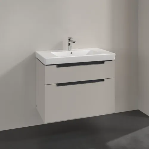 Bild von VILLEROY BOCH Subway 2.0 Waschbeckenunterschrank, 2 Auszüge, 787 x 590 x 449 mm, Soft Grey #A91410VK