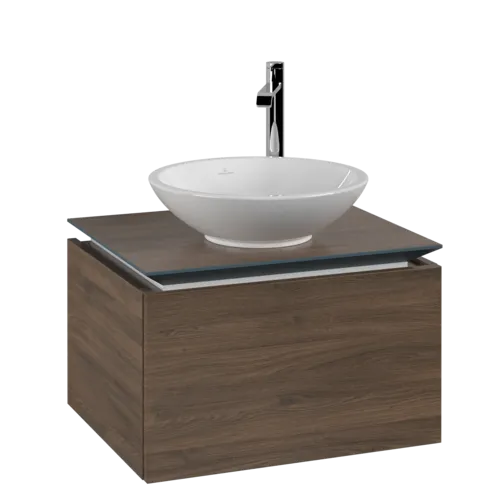 Bild von VILLEROY BOCH Legato Waschbeckenunterschrank, 1 Auszug, 600 x 380 x 500 mm, Arizona Oak / Arizona Oak #B56700VH