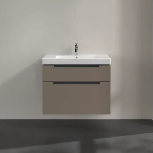 Bild von VILLEROY BOCH Subway 2.0 Waschbeckenunterschrank, 2 Auszüge, 787 x 590 x 449 mm, Truffle Grey #A91410VG