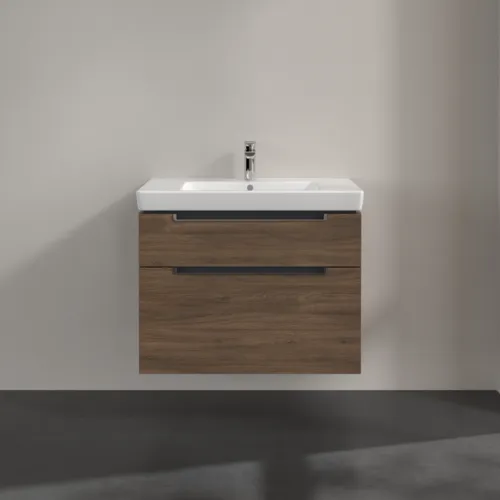 Bild von VILLEROY BOCH Subway 2.0 Waschbeckenunterschrank, 2 Auszüge, 787 x 590 x 449 mm, Arizona Oak #A91410VH
