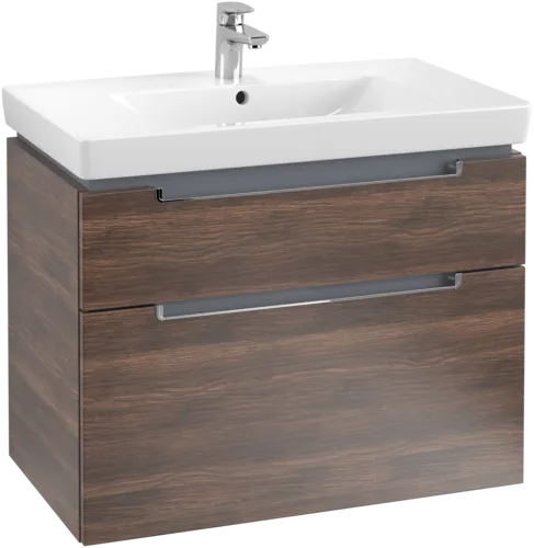 Bild von VILLEROY BOCH Subway 2.0 Waschbeckenunterschrank, 2 Auszüge, 787 x 590 x 449 mm, Arizona Oak #A91410VH