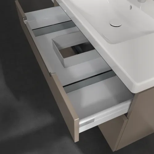 Bild von VILLEROY BOCH Subway 2.0 Waschbeckenunterschrank, 2 Auszüge, 987 x 590 x 449 mm, Truffle Grey #A91510VG
