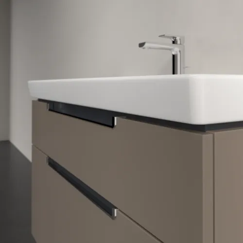 Bild von VILLEROY BOCH Subway 2.0 Waschbeckenunterschrank, 2 Auszüge, 987 x 590 x 449 mm, Truffle Grey #A91510VG