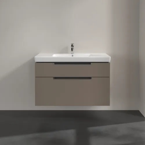 Bild von VILLEROY BOCH Subway 2.0 Waschbeckenunterschrank, 2 Auszüge, 987 x 590 x 449 mm, Truffle Grey #A91510VG
