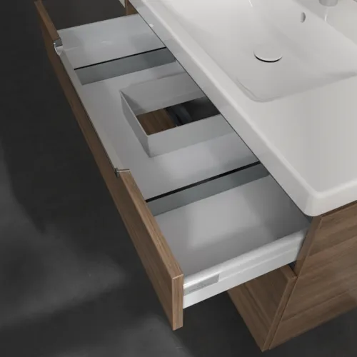 Bild von VILLEROY BOCH Subway 2.0 Waschbeckenunterschrank, 2 Auszüge, 987 x 590 x 449 mm, Arizona Oak #A91510VH