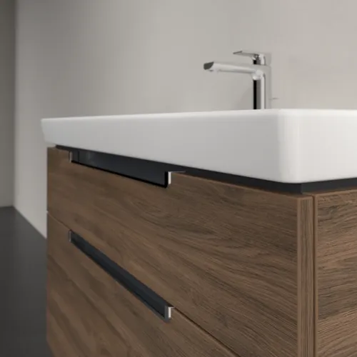 Bild von VILLEROY BOCH Subway 2.0 Waschbeckenunterschrank, 2 Auszüge, 987 x 590 x 449 mm, Arizona Oak #A91510VH