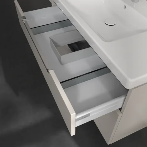 Bild von VILLEROY BOCH Subway 2.0 Waschbeckenunterschrank, 2 Auszüge, 987 x 590 x 449 mm, Soft Grey #A91510VK