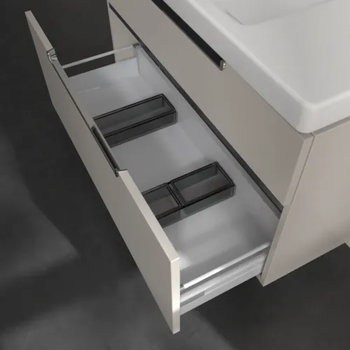 Bild von VILLEROY BOCH Subway 2.0 Waschbeckenunterschrank, 2 Auszüge, 987 x 590 x 449 mm, Soft Grey #A91510VK