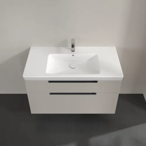 Bild von VILLEROY BOCH Subway 2.0 Waschbeckenunterschrank, 2 Auszüge, 987 x 590 x 449 mm, Soft Grey #A91510VK