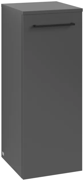 Bild von VILLEROY BOCH Avento Seitenschrank, 1 Tür, 347 x 888 x 405 mm, Graphite #A89510VR