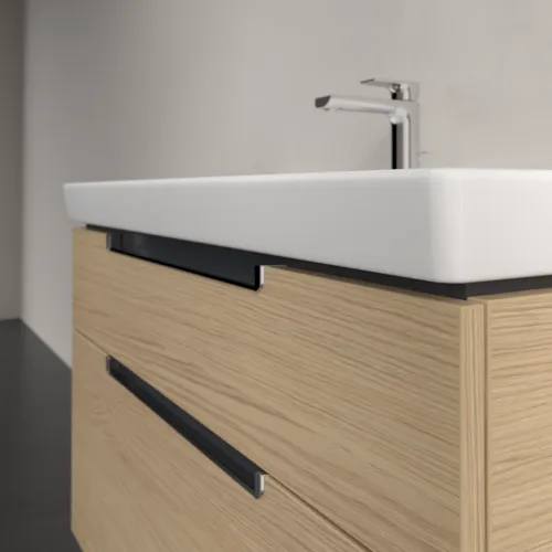 Bild von VILLEROY BOCH Subway 2.0 Waschbeckenunterschrank, 2 Auszüge, 987 x 590 x 449 mm, Nordic Oak #A91510VJ