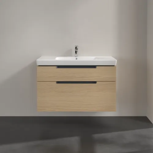 Bild von VILLEROY BOCH Subway 2.0 Waschbeckenunterschrank, 2 Auszüge, 987 x 590 x 449 mm, Nordic Oak #A91510VJ