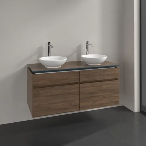 Bild von VILLEROY BOCH Legato Waschbeckenunterschrank, 4 Auszüge, 1200 x 550 x 500 mm, Arizona Oak / Arizona Oak #B58400VH