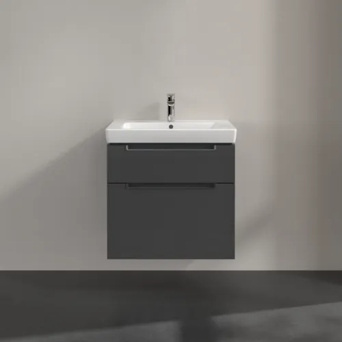 Bild von VILLEROY BOCH Subway 2.0 Waschbeckenunterschrank, 2 Auszüge, 637 x 590 x 454 mm, Glossy Grey #A91010FP