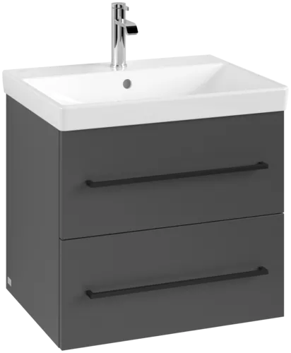 Bild von VILLEROY BOCH Avento Waschbeckenunterschrank, 2 Auszüge, 576 x 514 x 484 mm, Graphite #A88910VR
