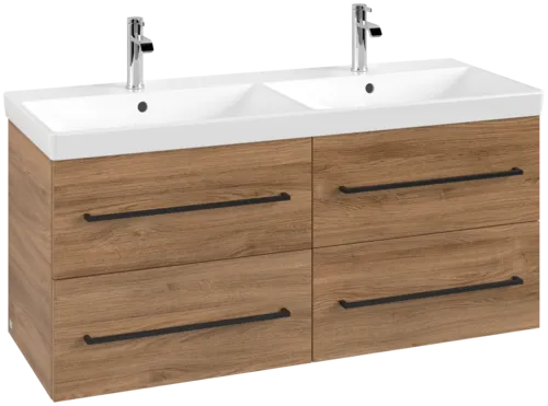 Bild von VILLEROY BOCH Avento Waschbeckenunterschrank, 4 Auszüge, 1180 x 514 x 484 mm, Kansas Oak #A89310RH
