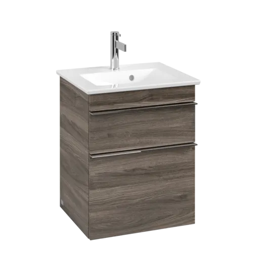 Bild von VILLEROY BOCH Venticello Waschbeckenunterschrank, 2 Auszüge, 466 x 590 x 425 mm, Stone Oak / Stone Oak #A92201RK