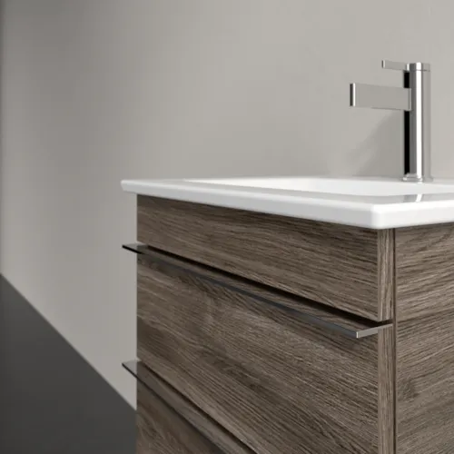 Picture of VILLEROY BOCH Venticello Vanity unit, 2 pull-out compartments, 466 x 590 x 425 mm, Stone Oak / Stone Oak #A92201RK