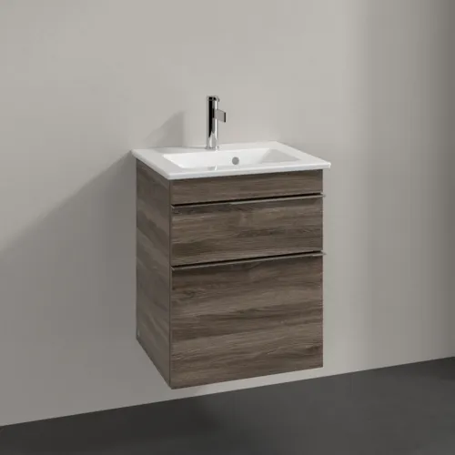 Picture of VILLEROY BOCH Venticello Vanity unit, 2 pull-out compartments, 466 x 590 x 425 mm, Stone Oak / Stone Oak #A92201RK