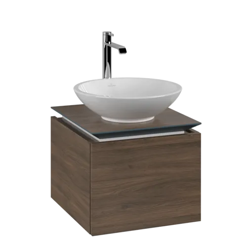 Bild von VILLEROY BOCH Legato Waschbeckenunterschrank, 1 Auszug, 450 x 380 x 500 mm, Arizona Oak / Arizona Oak #B56500VH
