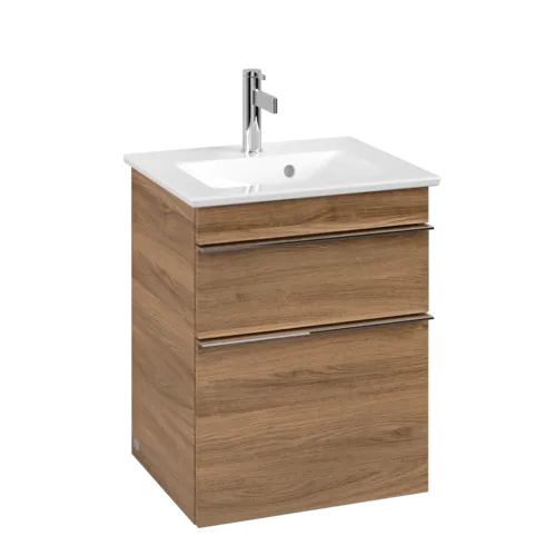 Bild von VILLEROY BOCH Venticello Waschbeckenunterschrank, 2 Auszüge, 466 x 590 x 425 mm, Kansas Oak / Kansas Oak #A92201RH
