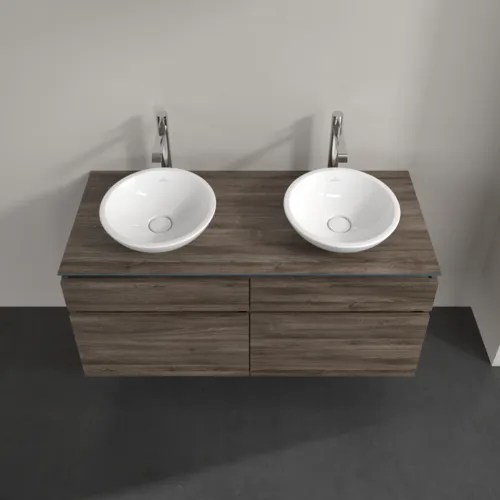 Bild von VILLEROY BOCH Legato Waschbeckenunterschrank, 4 Auszüge, 1200 x 550 x 500 mm, Stone Oak / Stone Oak #B58400RK