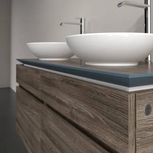 Bild von VILLEROY BOCH Legato Waschbeckenunterschrank, 4 Auszüge, 1200 x 550 x 500 mm, Stone Oak / Stone Oak #B58400RK