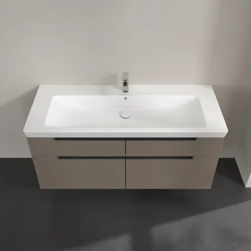 Bild von VILLEROY BOCH Subway 2.0 Waschbeckenunterschrank, 4 Auszüge, 1287 x 590 x 449 mm, Truffle Grey #A91610VG