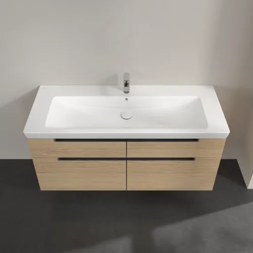 Bild von VILLEROY BOCH Subway 2.0 Waschbeckenunterschrank, 4 Auszüge, 1287 x 590 x 449 mm, Nordic Oak #A91610VJ