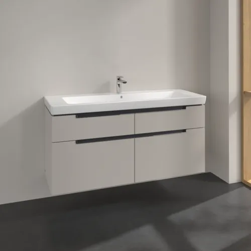Bild von VILLEROY BOCH Subway 2.0 Waschbeckenunterschrank, 4 Auszüge, 1287 x 590 x 449 mm, Soft Grey #A91610VK