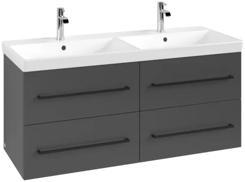 Bild von VILLEROY BOCH Avento Waschbeckenunterschrank, 4 Auszüge, 1180 x 514 x 484 mm, Graphite #A89310VR
