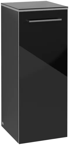 Bild von VILLEROY BOCH Avento Seitenschrank, 1 Tür, 350 x 890 x 405 mm, Crystal Black #A89500B3