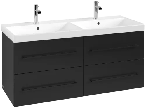 Bild von VILLEROY BOCH Avento Waschbeckenunterschrank, 4 Auszüge, 1180 x 514 x 484 mm, Volcano Black #A89310VL