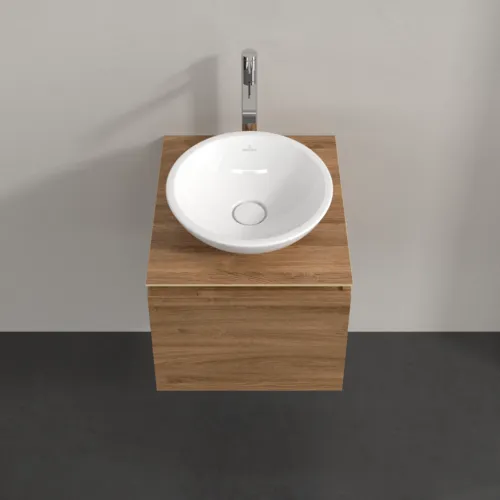 Bild von VILLEROY BOCH Legato Waschbeckenunterschrank, 1 Auszug, 450 x 380 x 500 mm, Kansas Oak / Kansas Oak #B56500RH