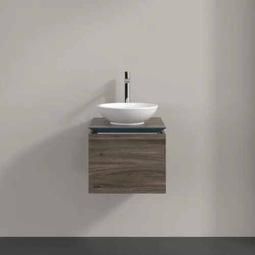 Bild von VILLEROY BOCH Legato Waschbeckenunterschrank, 1 Auszug, 450 x 380 x 500 mm, Stone Oak / Stone Oak #B56500RK
