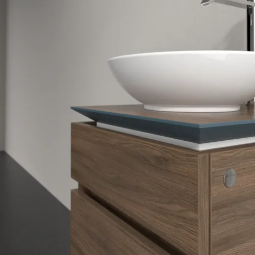 Bild von VILLEROY BOCH Legato Waschbeckenunterschrank, 2 Auszüge, 450 x 550 x 500 mm, Arizona Oak / Arizona Oak #B56600VH