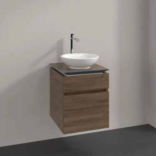 Bild von VILLEROY BOCH Legato Waschbeckenunterschrank, 2 Auszüge, 450 x 550 x 500 mm, Arizona Oak / Arizona Oak #B56600VH